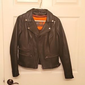 First Classics Leather Women's Motorcycle Jacket